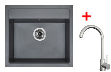 Sinks SOLO 560 Titanium + ARCO celonerezová 
